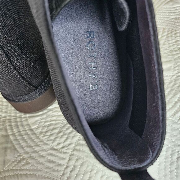 NIB Rothy\'s Chukka Boot Black Shoes 8.5 main image 6